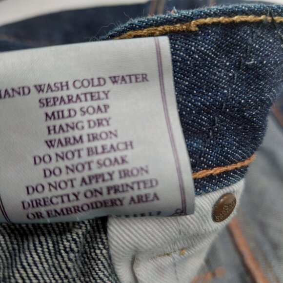 AKOO Denim Jeans Size 44 Hip Hop Street Rapper Y2K Grunge 90 Wide Leg READ - Picture 11 of 12